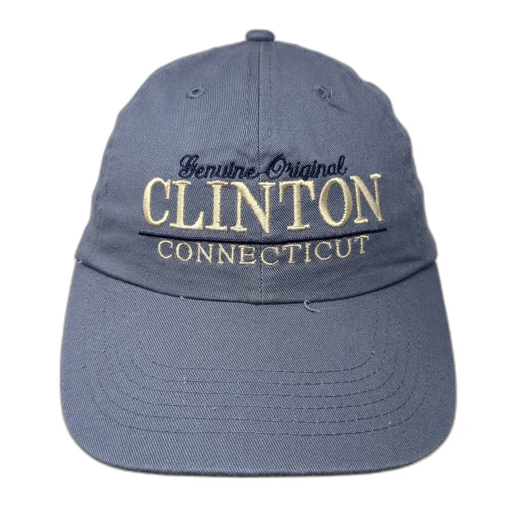 Ohiopyle Clinton Connecticut Blue One Size Baseball Cap Strapback Hat Souvenir